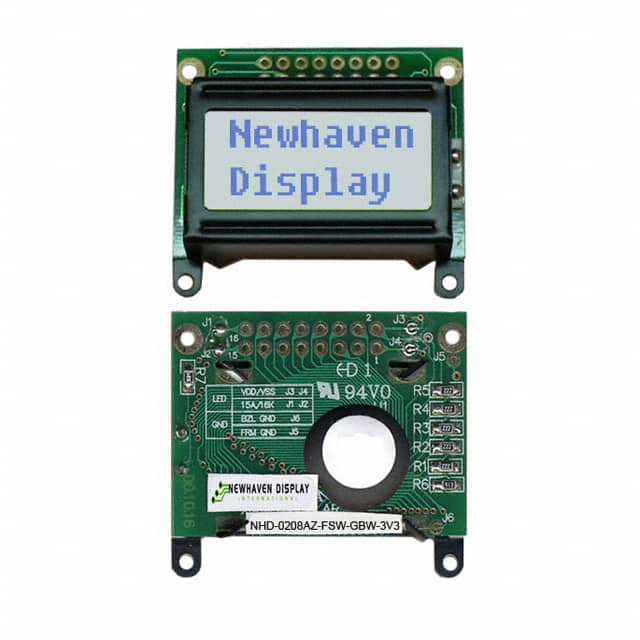 NHD-0208AZ-FSW-GBW-3V3